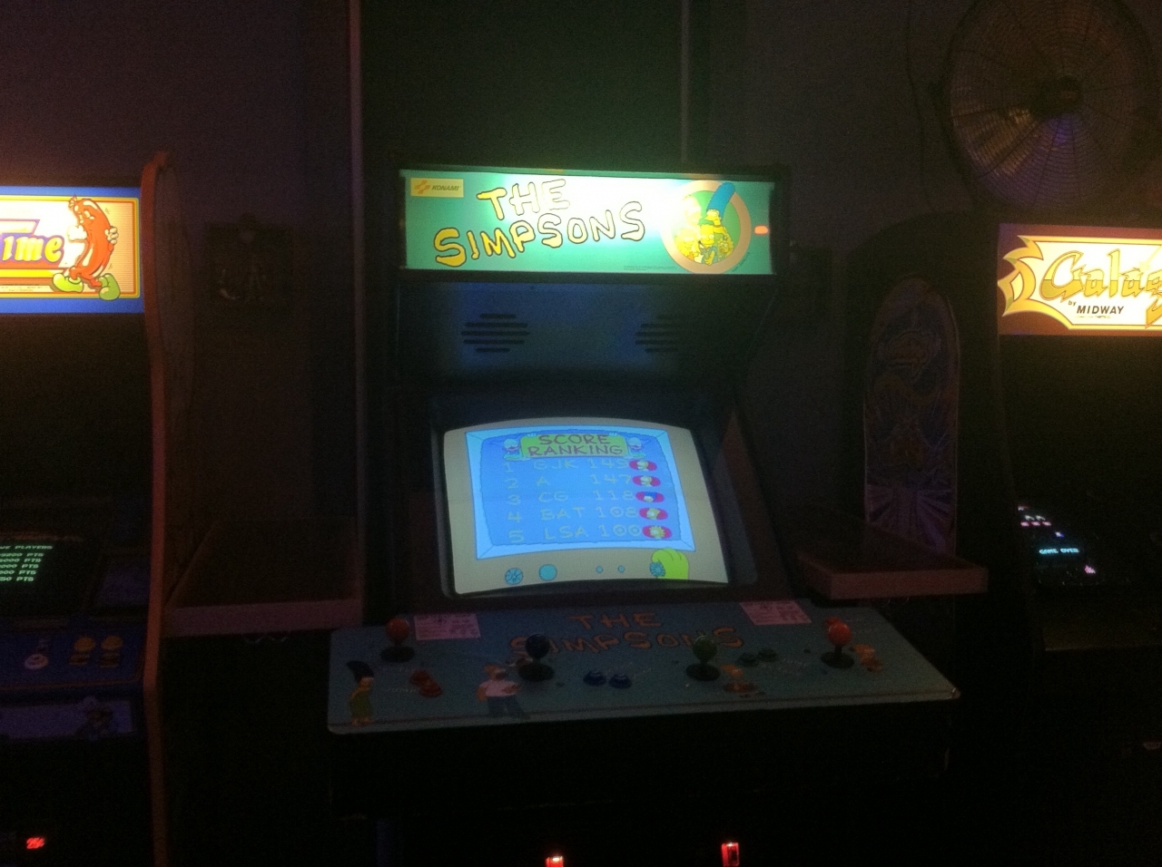 THe simpsons arcade game